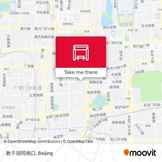 教子胡同南口 map