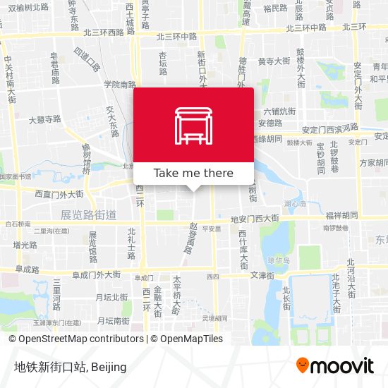 地铁新街口站 map