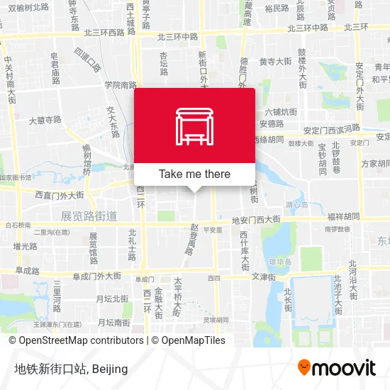 地铁新街口站 map