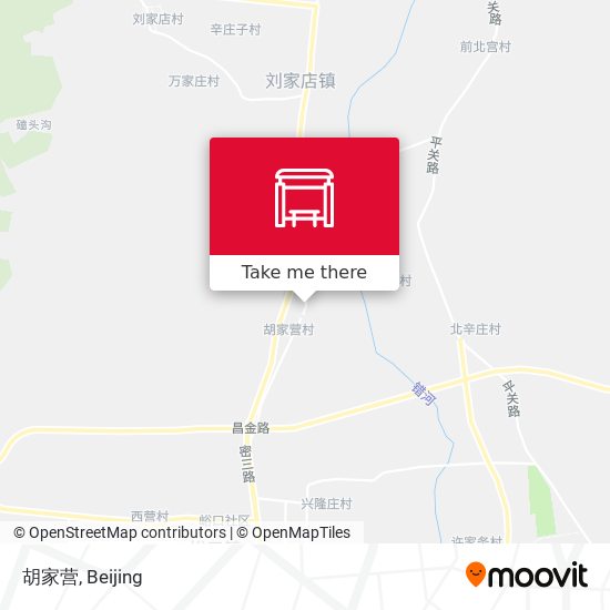 胡家营 map