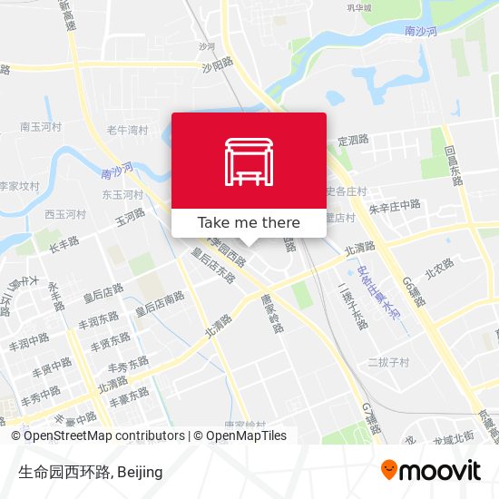 生命园西环路 map