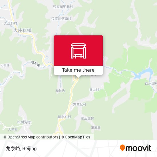 龙泉峪 map