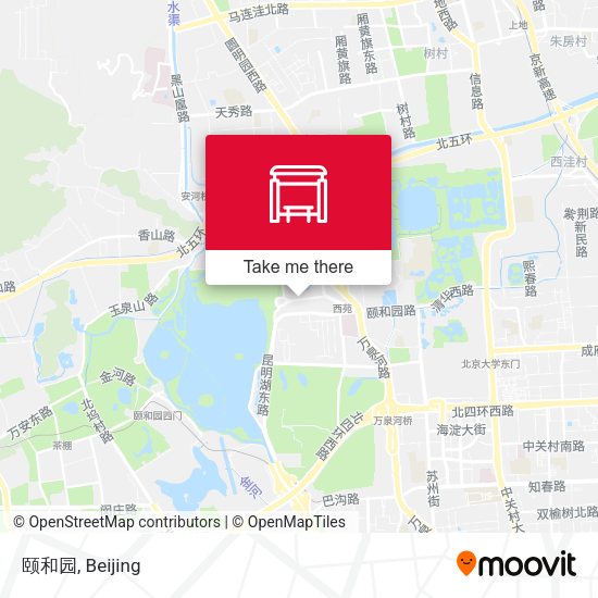 颐和园 map