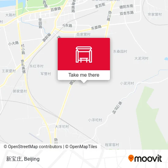 新宝庄 map
