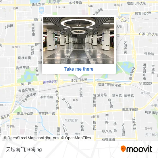天坛南门 map