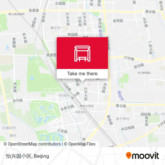 怡兴园小区 map