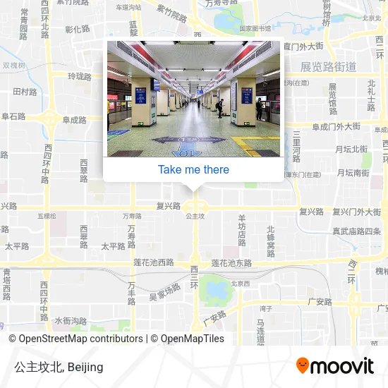 公主坟北 map