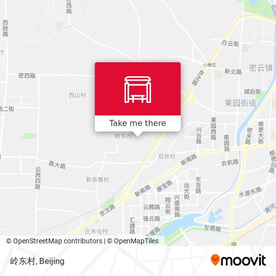 岭东村 map