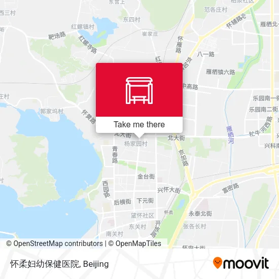怀柔妇幼保健医院 map