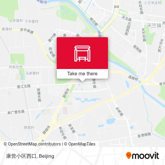 康营小区西口 map