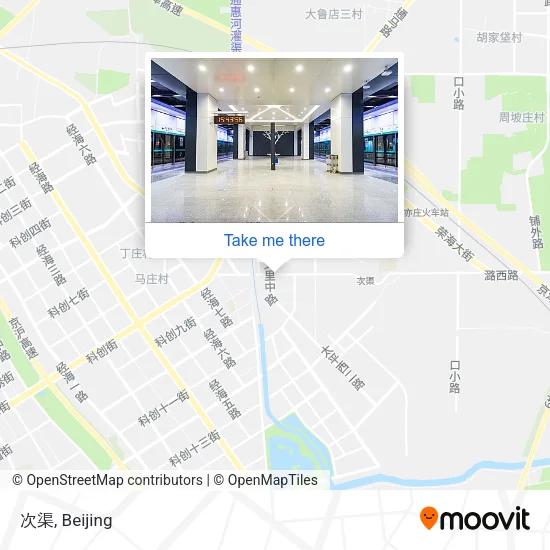 次渠 map