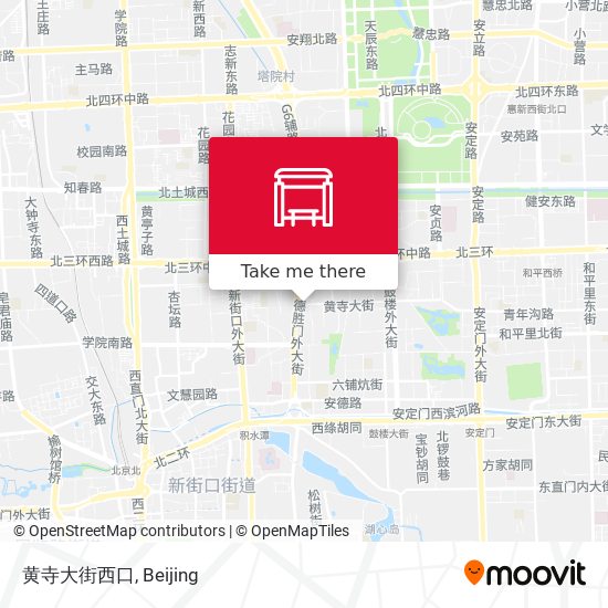 黄寺大街西口 map