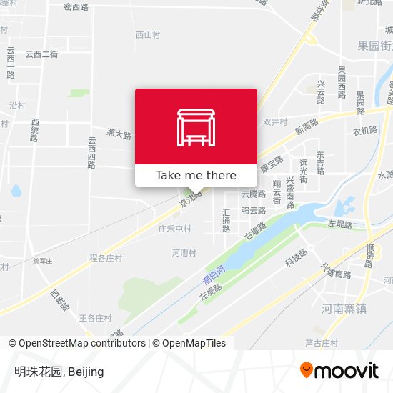 明珠花园 map