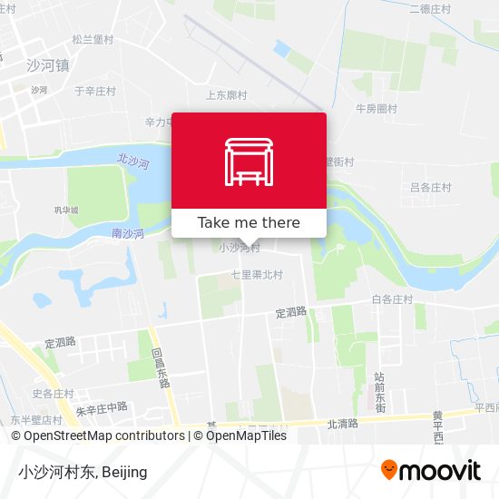 小沙河村东 map