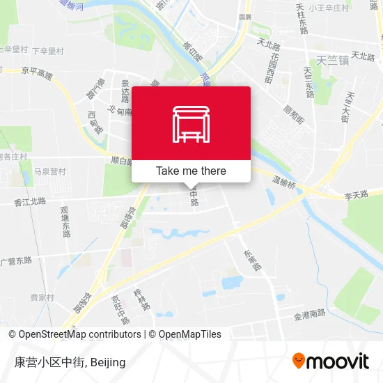 康营小区中街 map