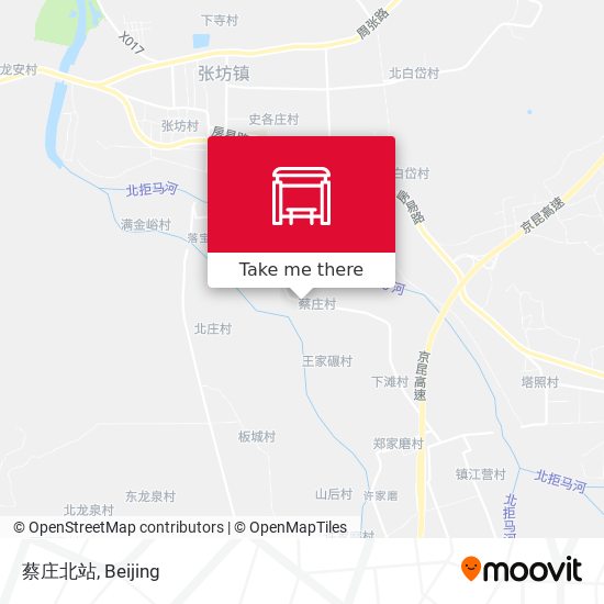 蔡庄北站 map