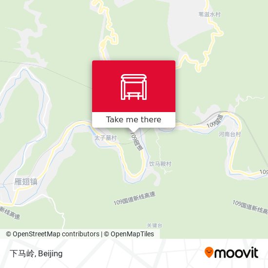 下马岭 map