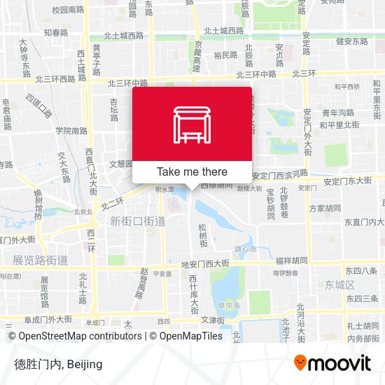 德胜门内 map