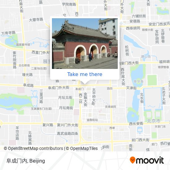 阜成门内 map