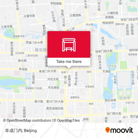 阜成门内 map