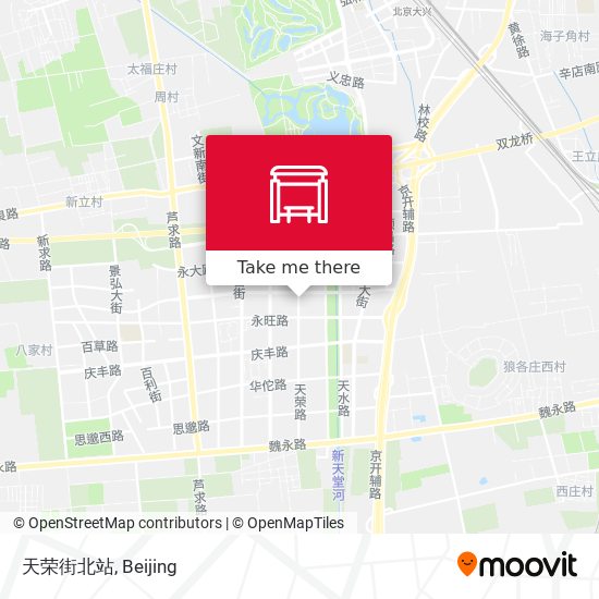 天荣街北站 map