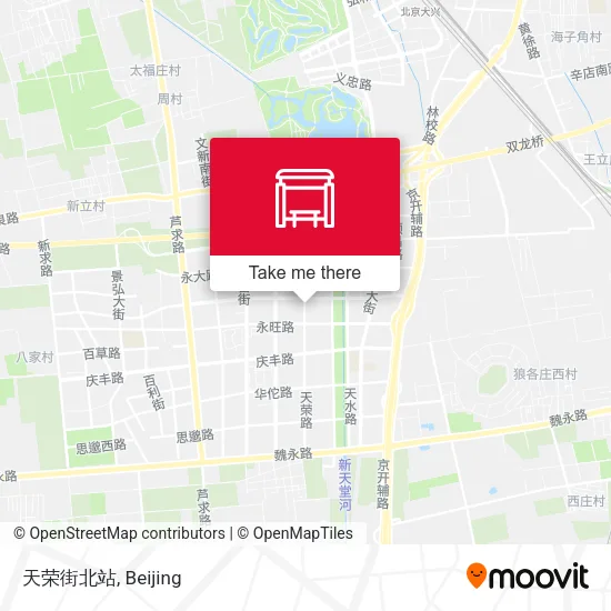天荣街北站 map