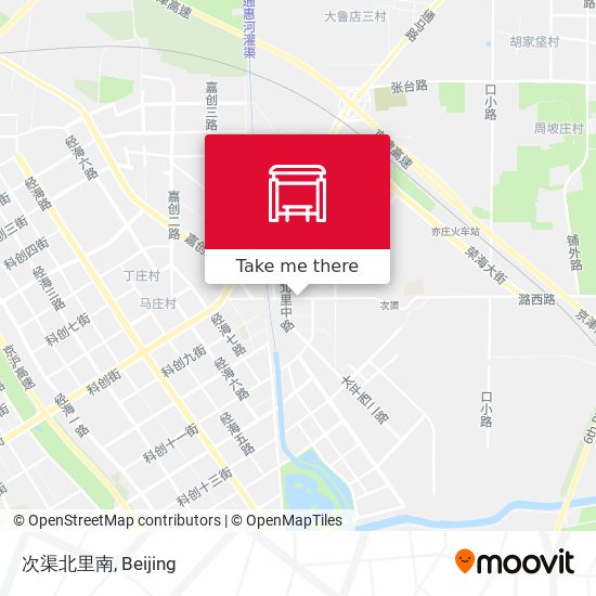 次渠北里南 map