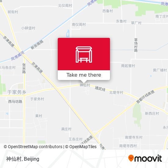 神仙村 map