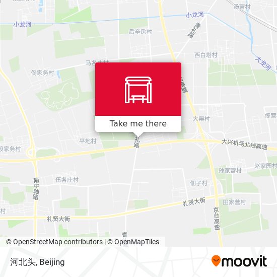 河北头 map
