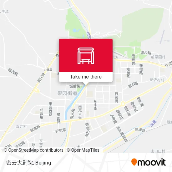 密云大剧院 map