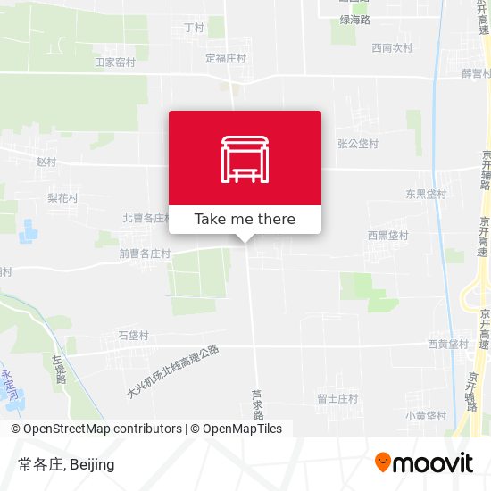 常各庄 map