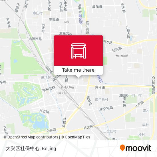 大兴区社保中心 map