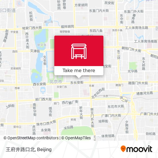 王府井路口北 map
