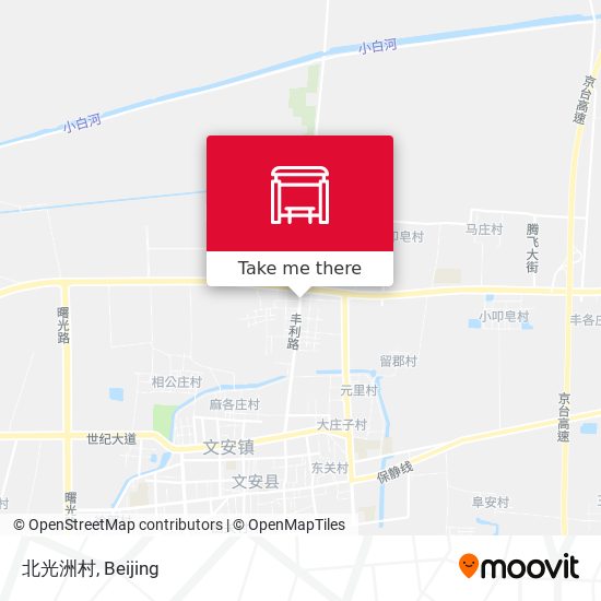北光洲村 map