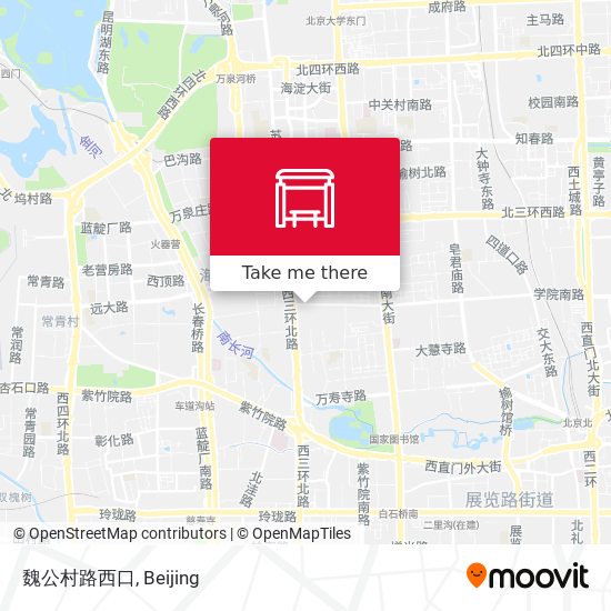 魏公村路西口 map