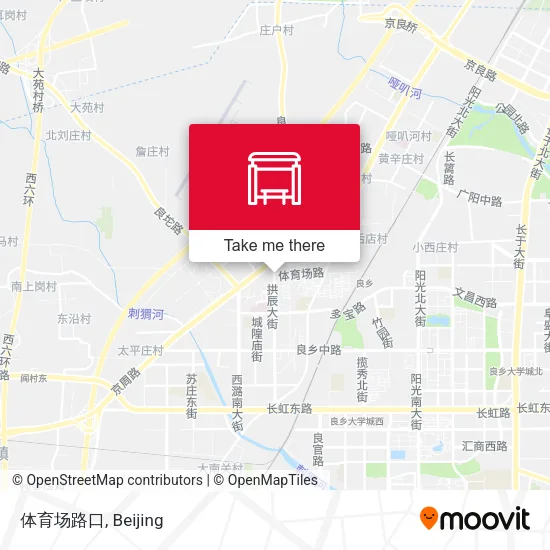 体育场路口 map