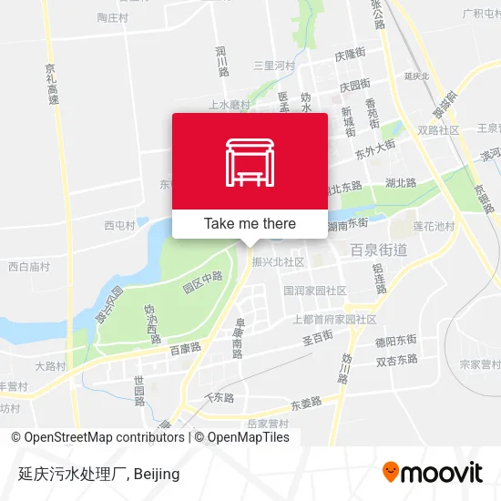 延庆污水处理厂 map