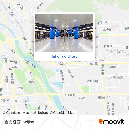 金安桥西 map