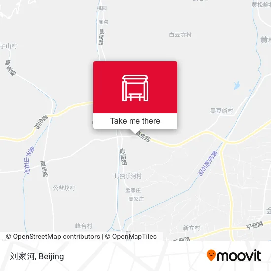 刘家河 map