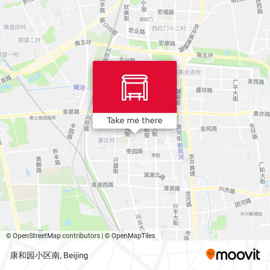 康和园小区南 map