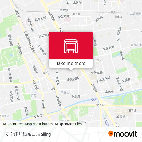 安宁庄前街东口 map