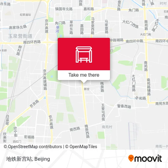 地铁新宫站 map