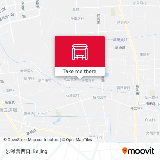 沙滩营西口 map