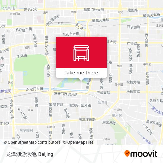 龙潭湖游泳池 map