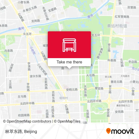 林萃东路 map