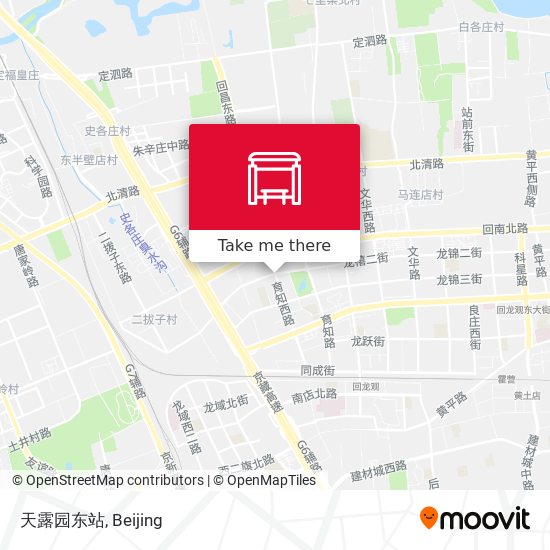 天露园东站 map