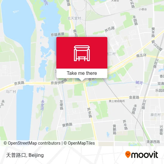天普路口 map