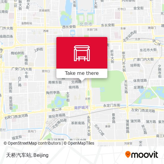 天桥汽车站 map