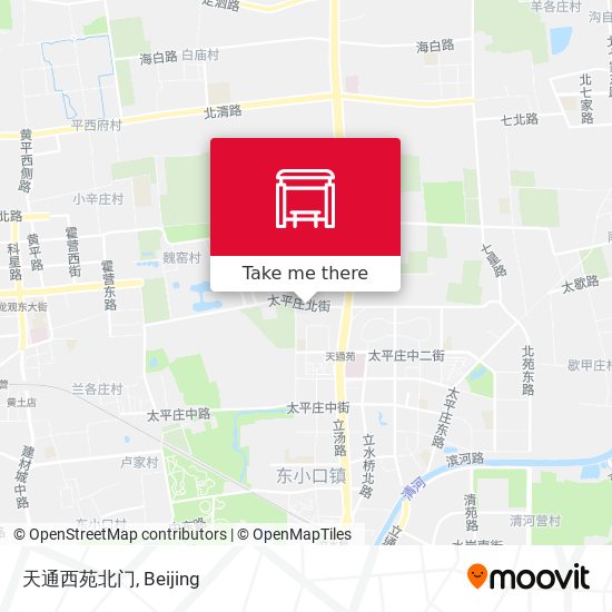 天通西苑北门 map
