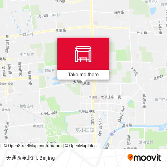 天通西苑北门 map